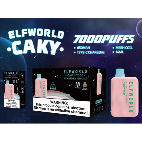 7000 Puff Elfworld Vape15 Geschmacksrichtungen Europa heißer Verkauf