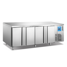 4 Door Stainless Steel Commercial Refrigerator - Under Counter Kitchen Chiller