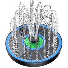 Portable Bird Bath Garden Decoration Fountain with Water Pump