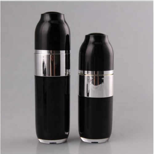 30ml Black Acrylic Cosmetic Airless Pump Bottles