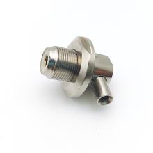 Bulkhead Mount Female SO-239 UHF Coaxial Cable Connector