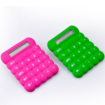 Colorful Silicone Flexible Rubber Calculator