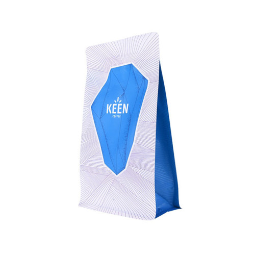 Packaging in plastica ecologica per snack per borse riciclabili