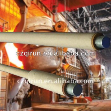 Immersion sampler probe for molten steel