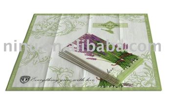 YLNL454 Colour napkin,paper napkins christmas designs