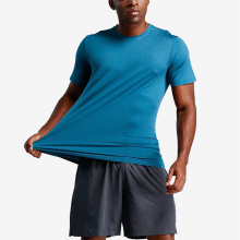 לחות של גברים מפעילה חולצת טריקו של ביצועים אתלטיים פעילים