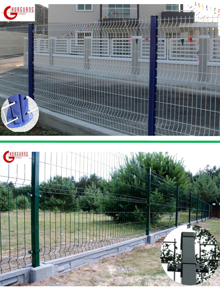 Hot sales  3D wire mesh fence