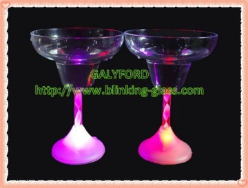 Led plastic Flashing Margarita Glass