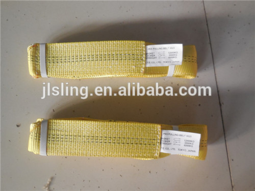 Polyester slings webbing fabric for lifting slings