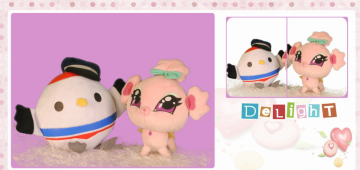 Mini cute cartoon plush toys