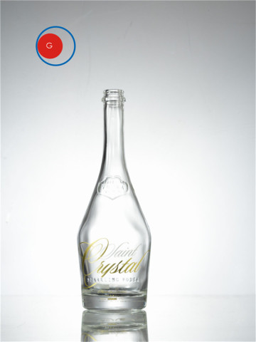 glass vodka bottle Slope Shape