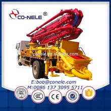 Truck boom concrete pumping machine