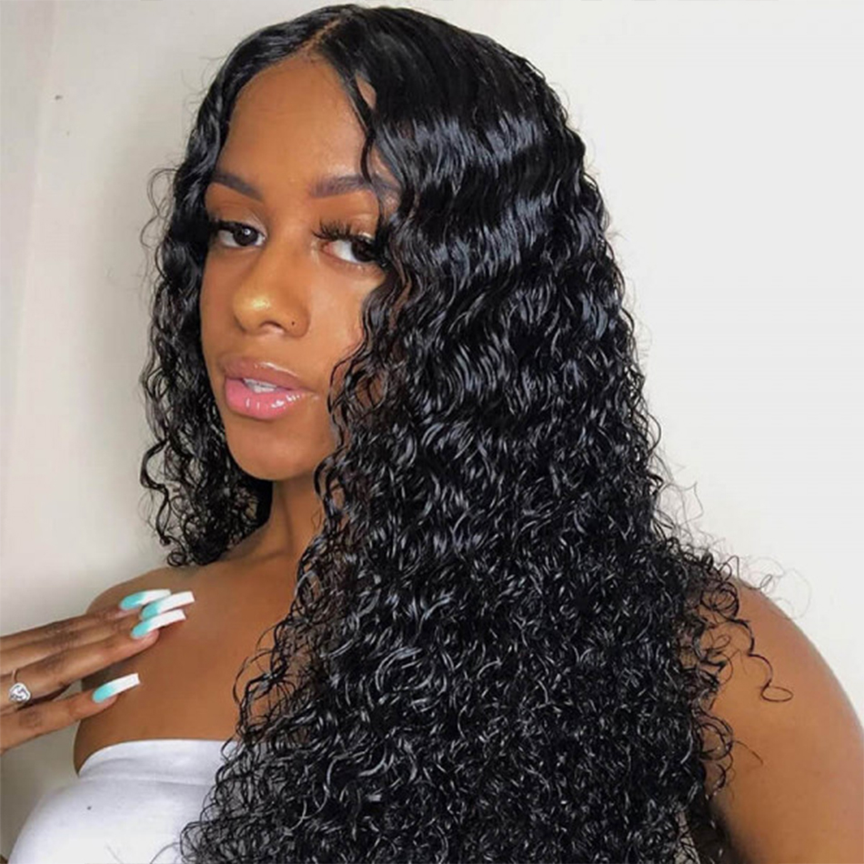 HD Lace wigs Frontal Human Hair Wigs for Black Women wholesale Remy Brazilian Curly Lace Front Wig Pre-Plucked With Baby Hair