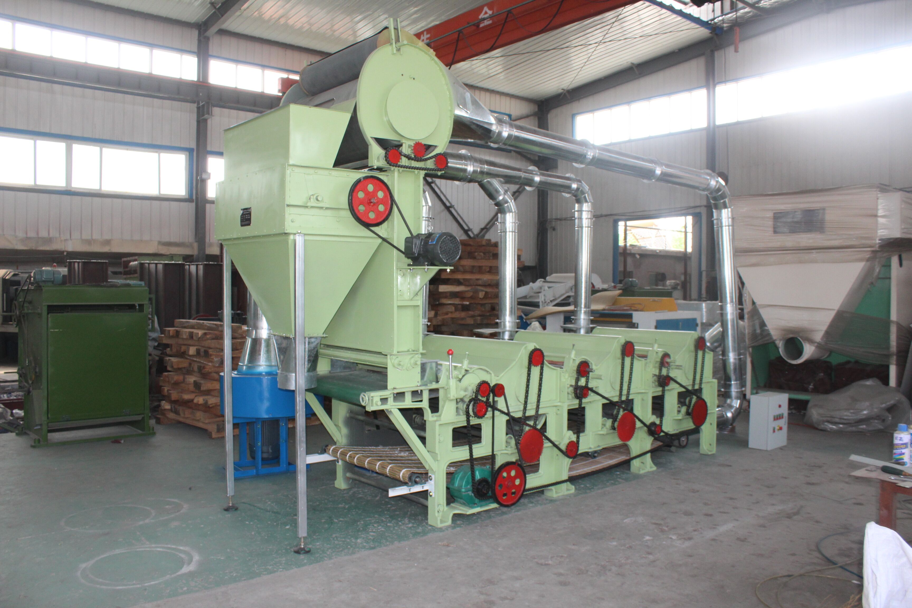 High Capacity Textile Fabric Yarn Waste Recycling Machine