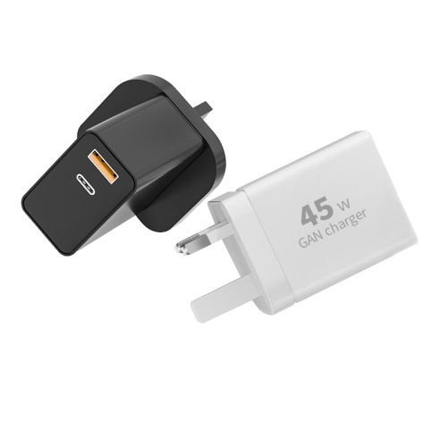 2022 Accesorios telefónicos Tipo-C PD 45W Gan Charger