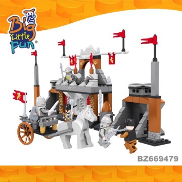 Ausini castle and knights building blocks educational toys for kids