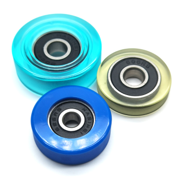 Polyurethane Wheel Roller with Bearing - Various Diameters and Widths