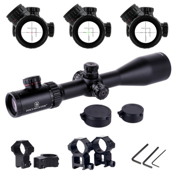 FOCUHUNTER 4-24x50 Riflescope with Red/green Reticle