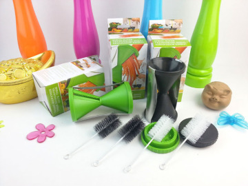 Shred shred funnel device spiral slicer spiral