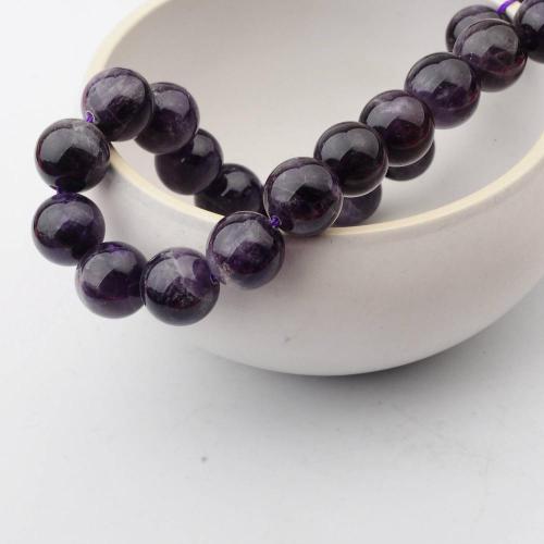 14MM Loose natural Amethsyt Crystal Round Beads for Making jewelry