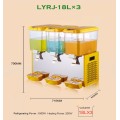 With CE approved juice cold drink dispenser(LSJ-18L*3)