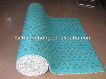 HIGH quality PU Sponge Carpet Underlayment with ordered logo