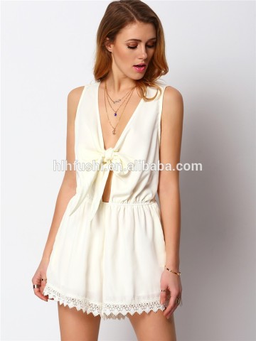 Sleeveless women wear romper womens playsuit