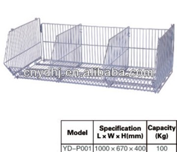 Folding Stacking wire mesh basket