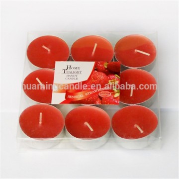 Perfumed magic tea light candle