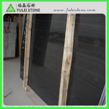 Beautiful Black Wood Grainy Marble (FLS-644)
