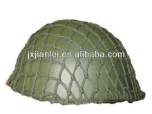 WWii US Military M1 Single Steel Helmet With Helmet Rope Net