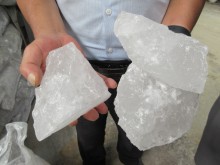 Alum granules and clumps quality control service