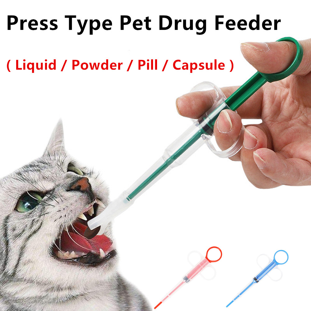 Push-type Pet medicine Feeding Kit Comfortable Dog Cat Wet & Dry Dual-use Medicine Feeder Pill Capsules And Pharmacy Hygienic