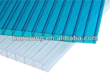 Polycarbonate resin new building material twin wall colored polycarbonate sheet for roofs skylight awning