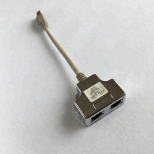 ISDN STP/FTP Ethernet RJ45 Splitter 1 to 2