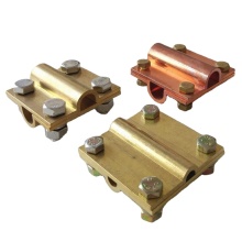 Professional Heavy Duty Copper Grounding Clamp for Electric Cross Connectors and Cable Jointing
