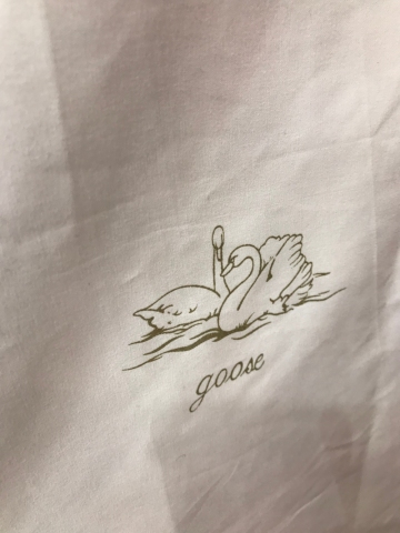 Pearl Printed Goose Design Downproof Fabric