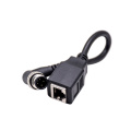 M12 Connector 4PIN tot RJ45 vrouwelijke Ethernet -kabel