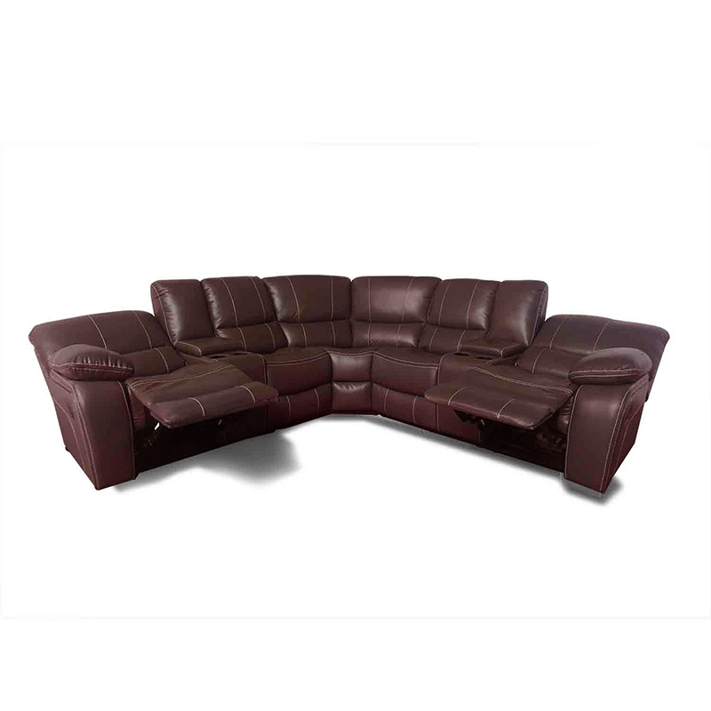 Modern Living Room Corner Reclining Sectional Sofa