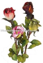 rose flower, 65cm artificial rose flower, long sterm silk flower, artificial rose