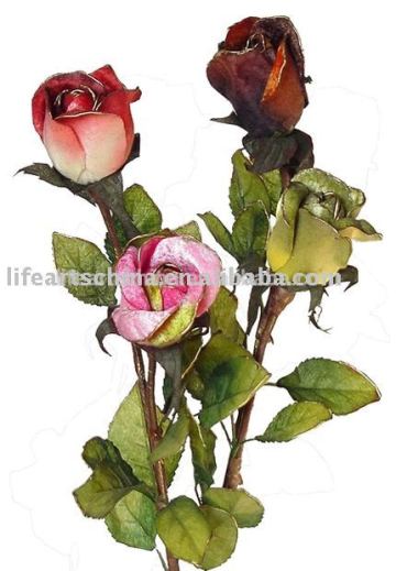 rose flower, 65cm artificial rose flower, long sterm silk flower, artificial rose