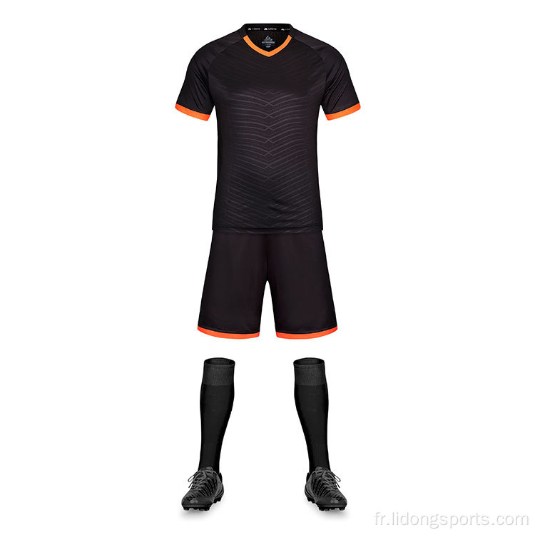 Nouveau modèle de maillot de football unisexe Set Custom