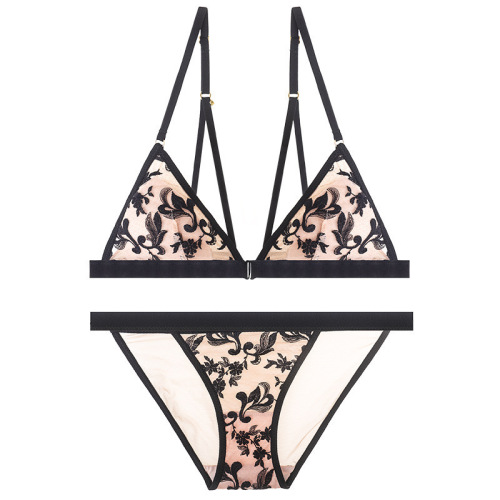 Auf Lager Frontverschluss Bralette Biniki Sets