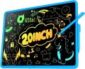 20 Inch Kids Color LCD Writing Tablet One Click Erase Magnetic Pen Slot Eco Friendly Educational Drawing Board