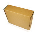 Recycelte Kraftpapier -Logo gedruckter E -Commerce -Box