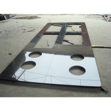 Durable Black Slab Granite Kitchen Countertop Vanity Tops