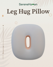 Ergonomic Throw Pillow for Leg Support