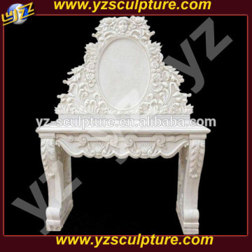 decorative white marble sink SNK021