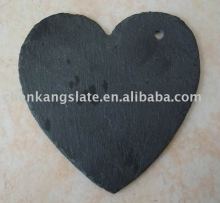 Heart shaped slate coasters