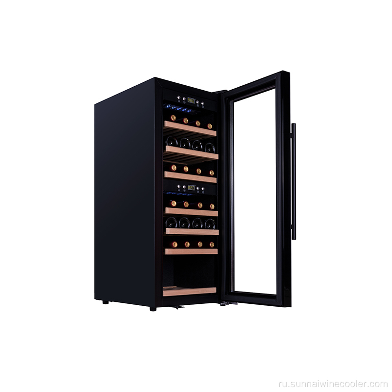 Самый дешевый винный холодильник с двойной зоной